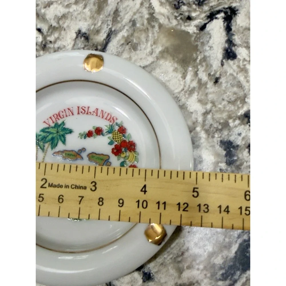 Vintage Ashtray Trader Vics Virgin Islands Tiki Bar Tobacco